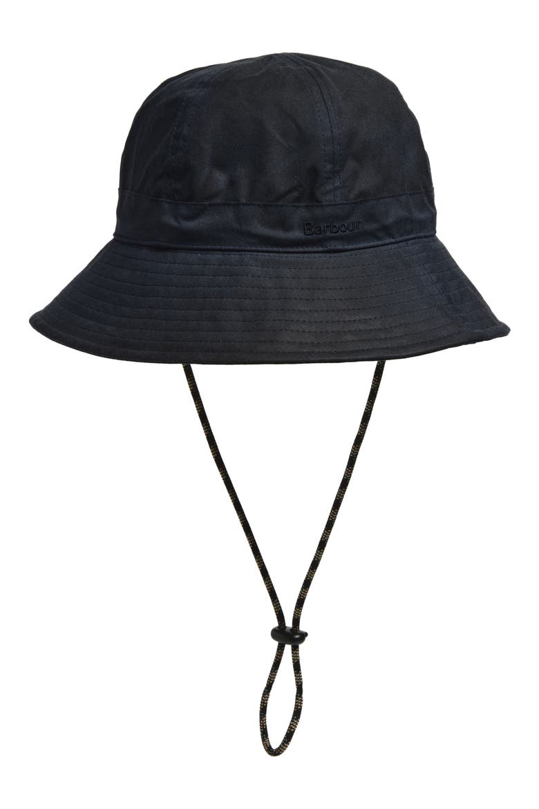 Tport Waxed Cotton Hat, Main, color, NAVY