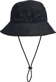 Barbour Transport Waxed Cotton Bucket Hat