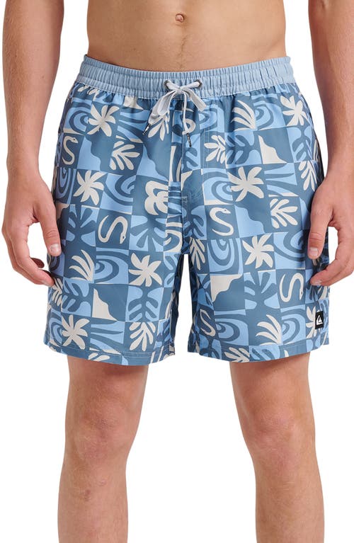 Quiksilver Everyday 17" Terra Swim Trunks In Blue