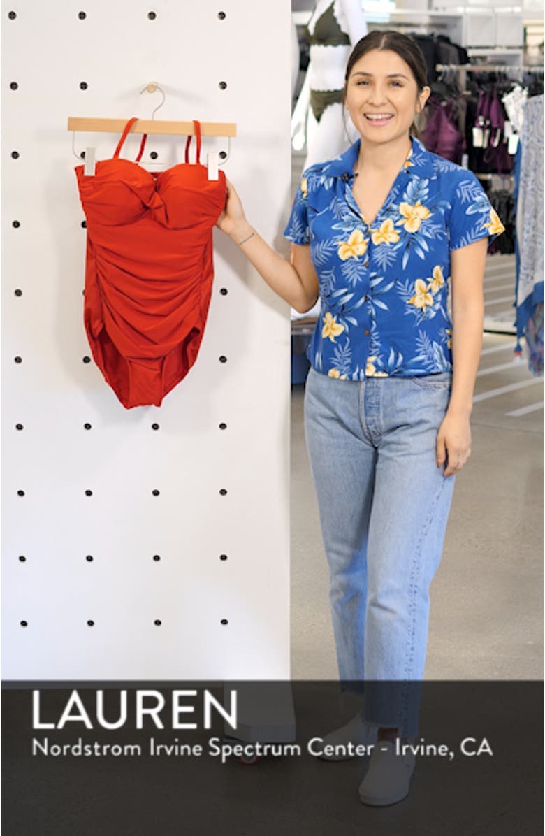 Rock Solid Madrid Bandeau One-Piece Swimsuit, sales video thumbnail