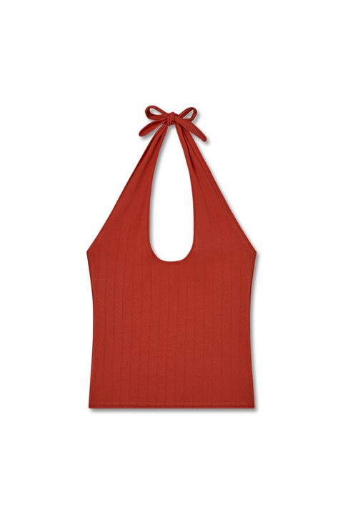 Pauline Pointelle Halter Top