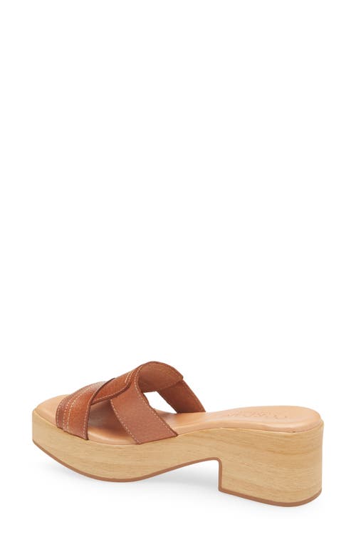 Cordani Marley Platform Slide Sandal In Cuero