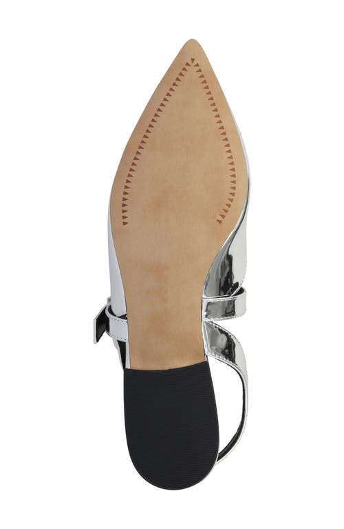 Mia Aree Pointed Toe Flat In Gray