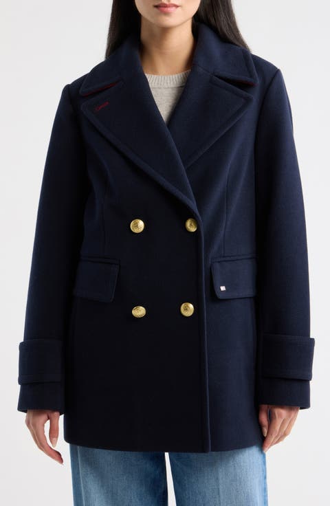 Twill Peacoat