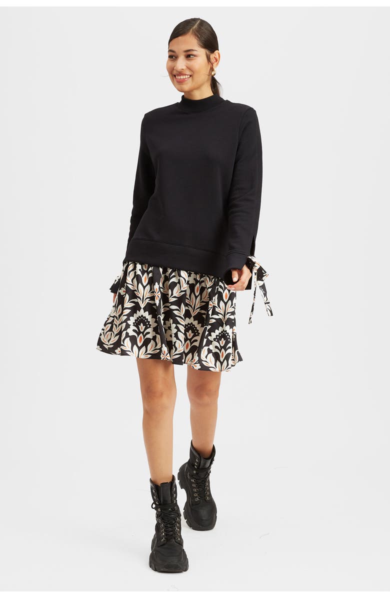 La DoubleJ Sporty Dress Ghirlanda Black, Main, color,