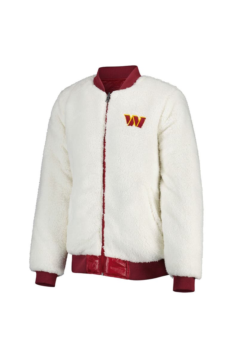 G-III 4HER BY CARL BANKS Women
s G-III 4Her by Carl Banks Oatmeal/Burgundy Washington Commanders Switchback Reversible Full-Zip Jacket, Alternate, color, Oatmeal