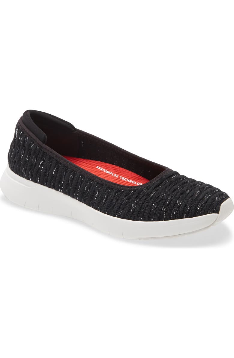 FitFlop Knit Ballerina Flat, Main, color,