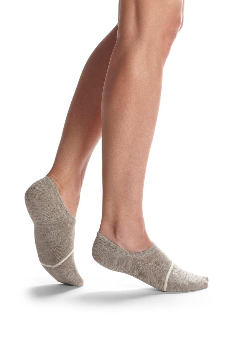 Bombas Lightweight Merino Wool Blend No-Show Socks, Alternate, color,