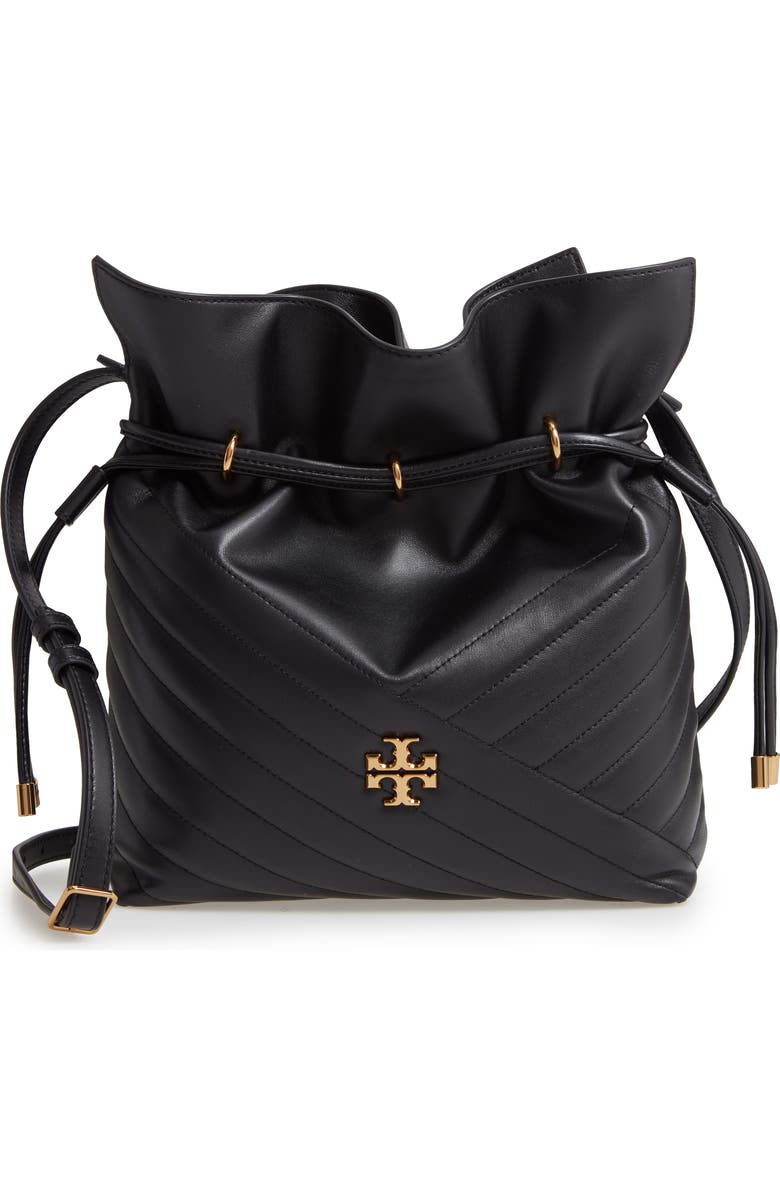 Tory Burch Kira Chevron Quilted Leather Bucket Bag, Main, color,
