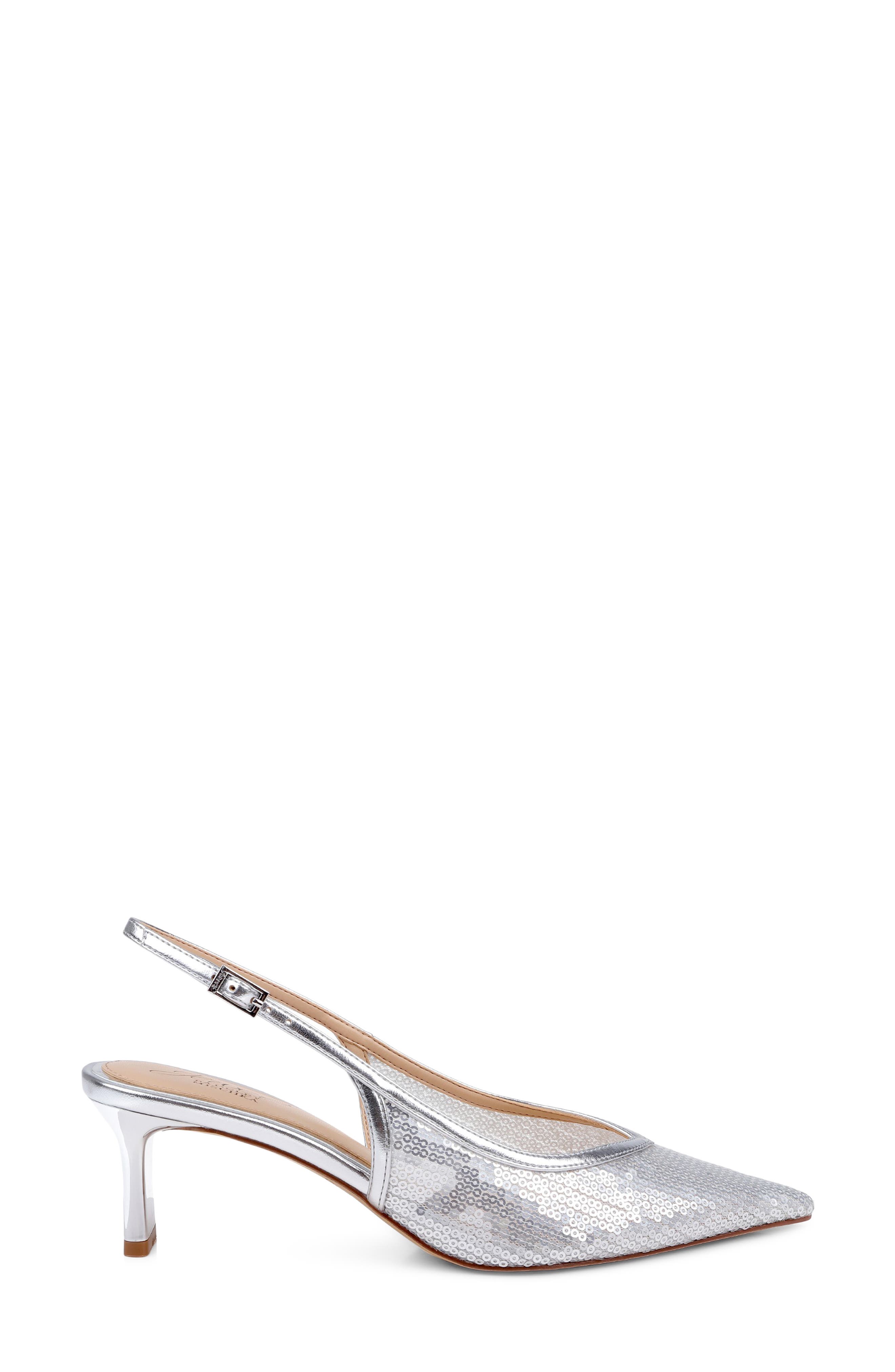 Zabelle Slingback Pump, Alternate, color, SILVER METALLIC