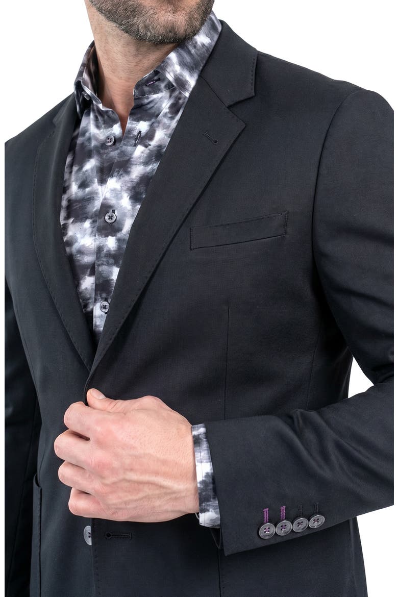 Descartes Unconstructed Blazer, Alternate, color, BLACK