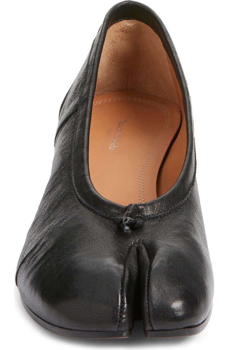 Maison Margiela Tabi Ballerina Pump, Alternate, color, Black