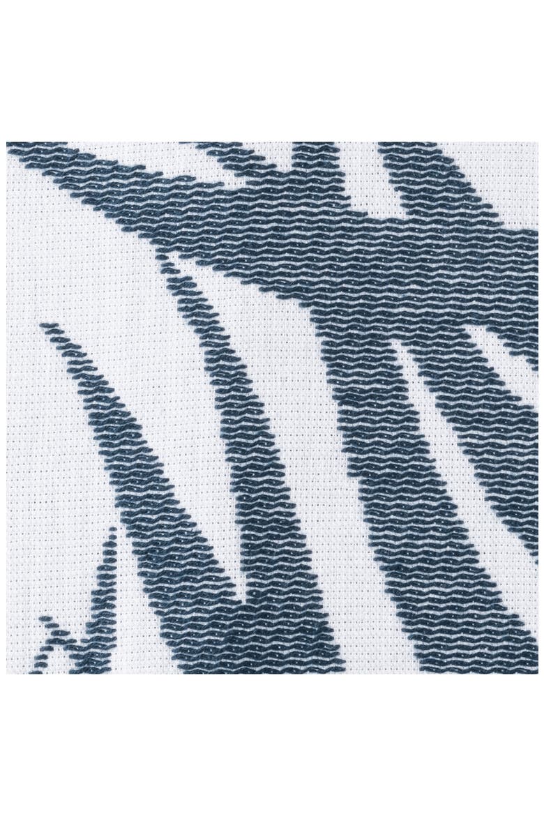 Zebra Palm Beach Towel, Alternate, color, NAVY