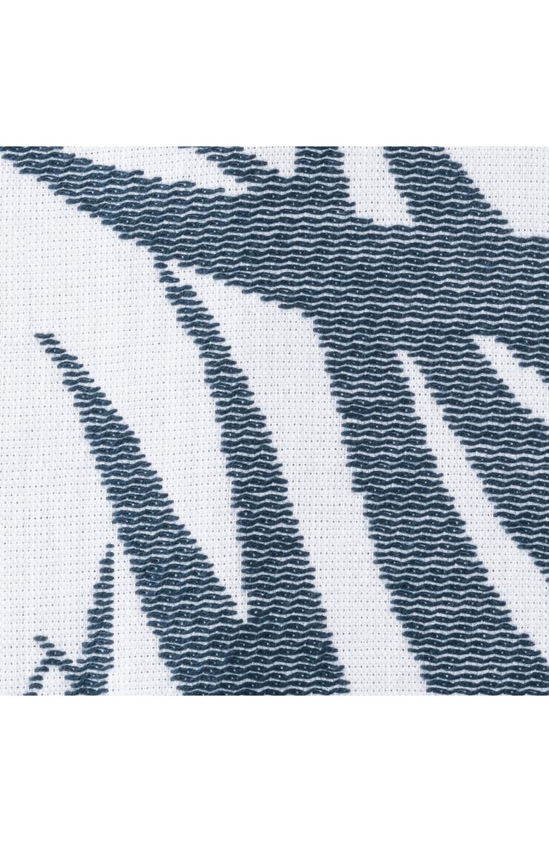 Matouk Zebra Palm Beach Towel, Alternate, color, Navy