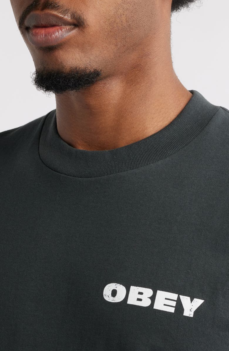 Obey We See You Graphic T-Shirt, Alternate, color, Vintage Black
