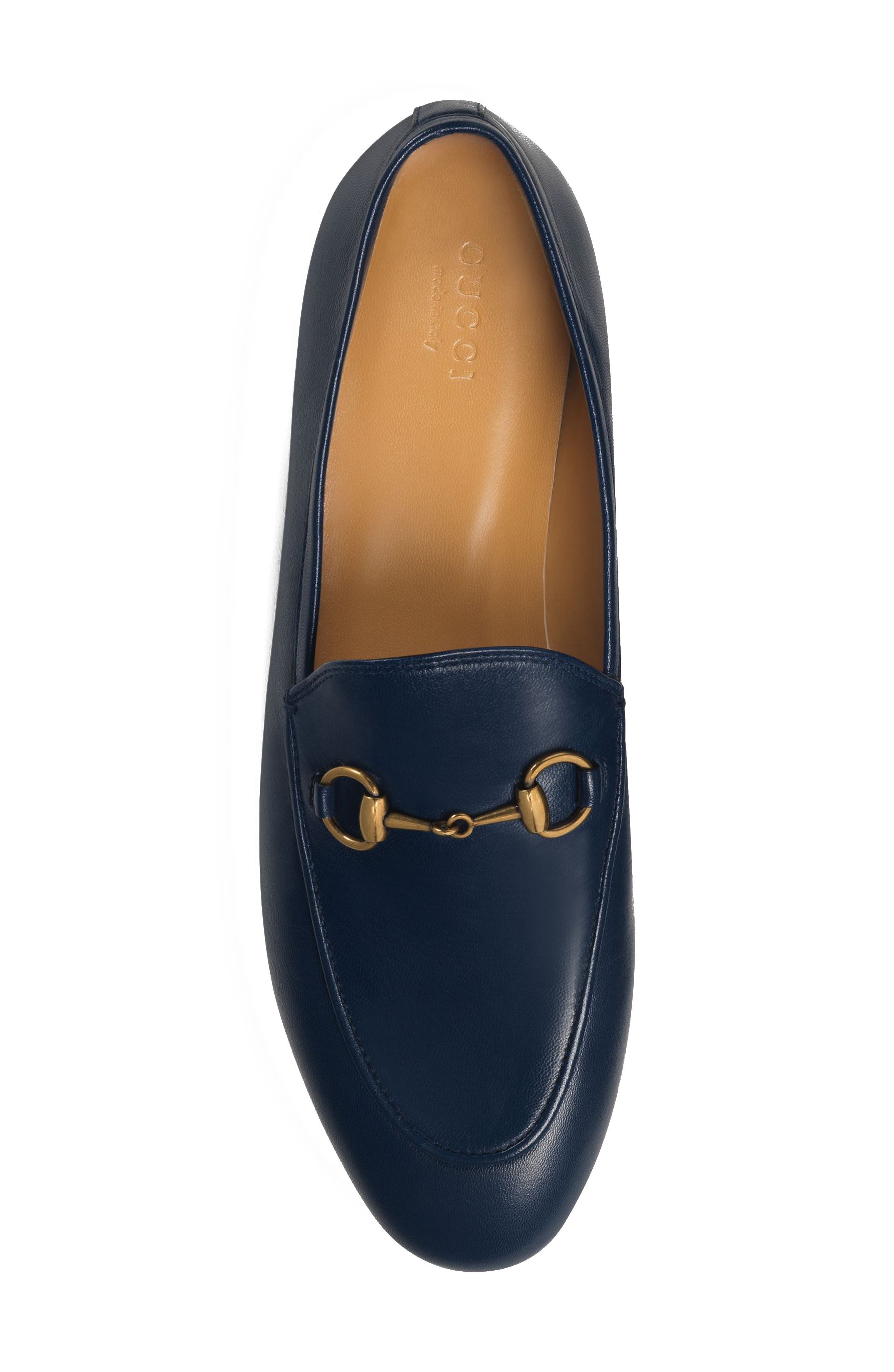 Gucci Jordaan Bit Loafer, Alternate, color, Blue Agata