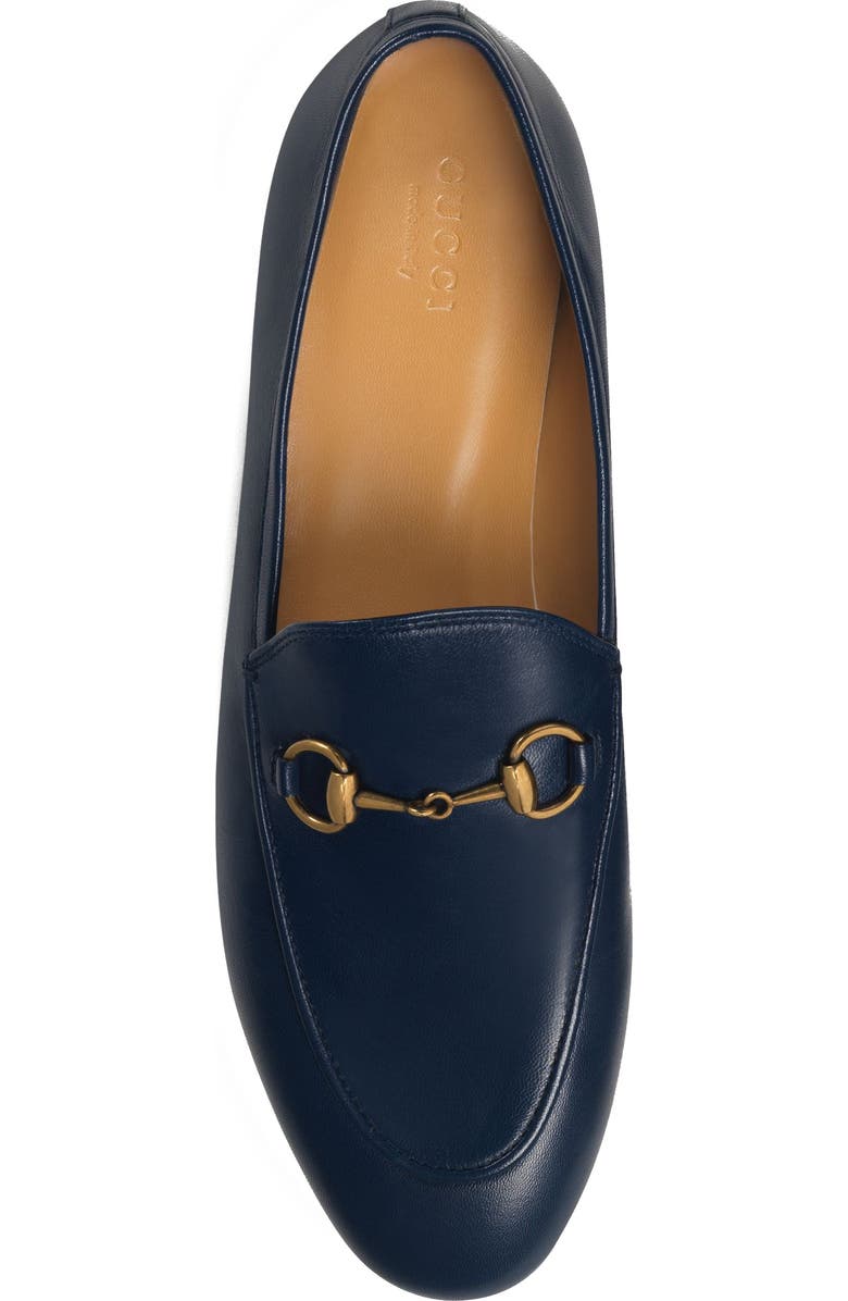 Gucci Jordaan Bit Loafer, Alternate, color, Blue Agata