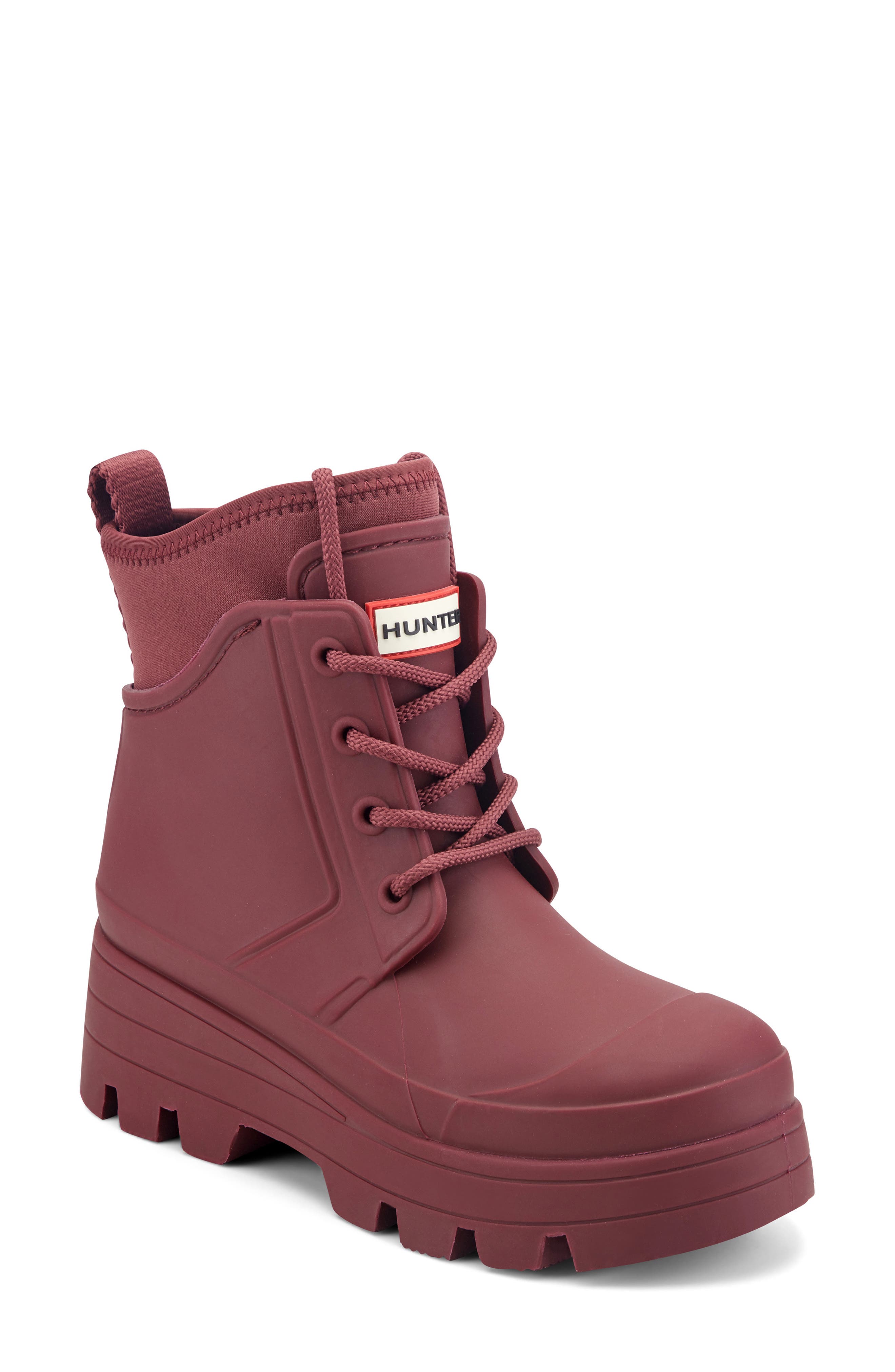 Biancia Rain Boot, Main, color, DARK RED 600