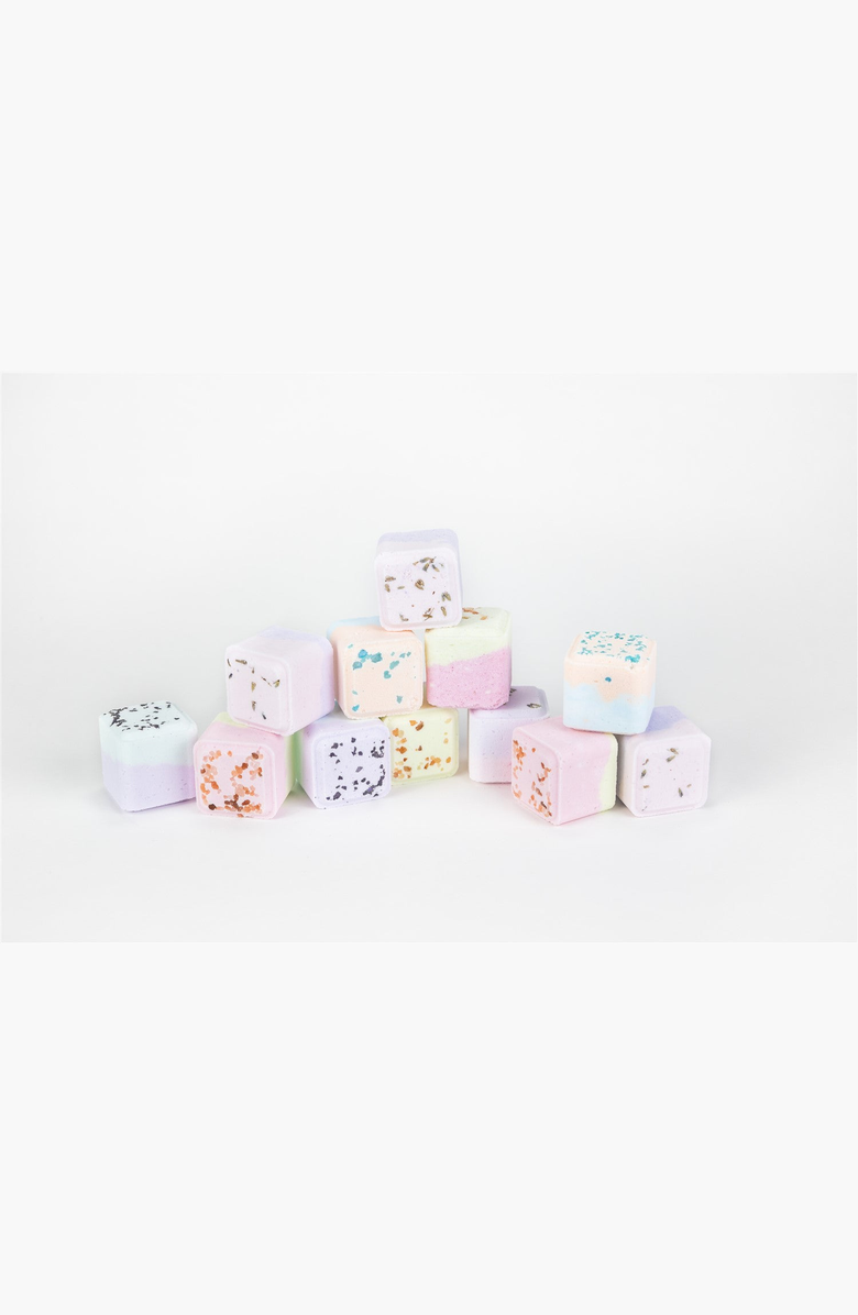 Lizush Natural Shower Steamers Gift Set, Relaxing Aromatic Shower Cubes/ Fizzies - Vegan, Alternate, color, Multi Colors And Toppings