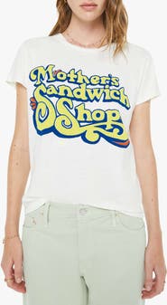 MOTHER The Boxy Goodie Goodie Focus Graphic T-Shirt