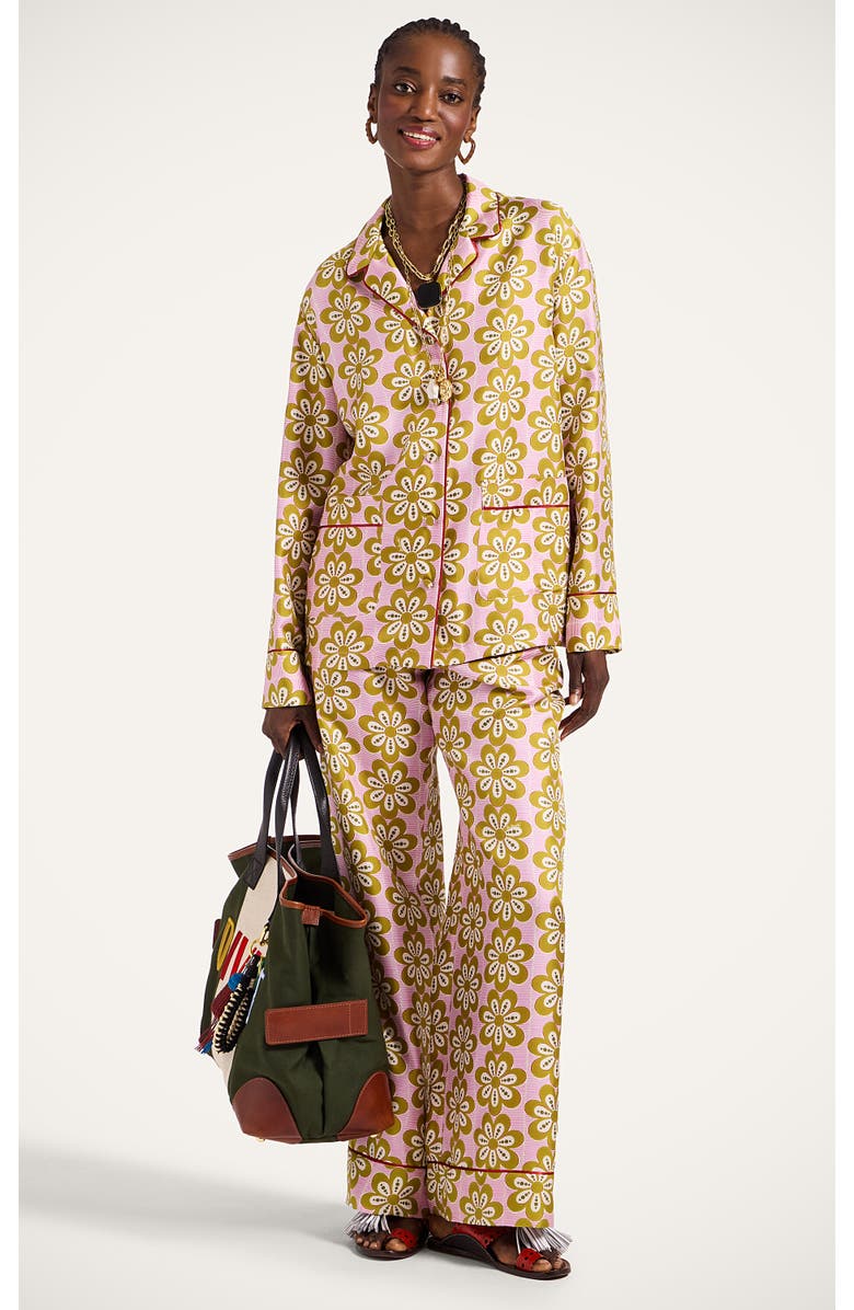 La DoubleJ Pajama Shirt Caper Pink, Main, color, 