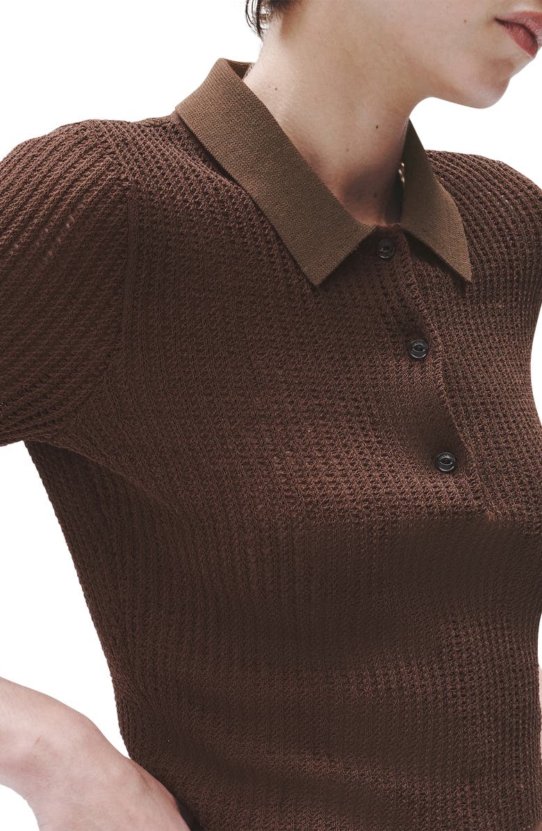 rag & bone Viola Knit Polo, Alternate, color, 