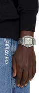Off-White Beat Tonneau Synthetic Watch, 45mm x 51.5mm