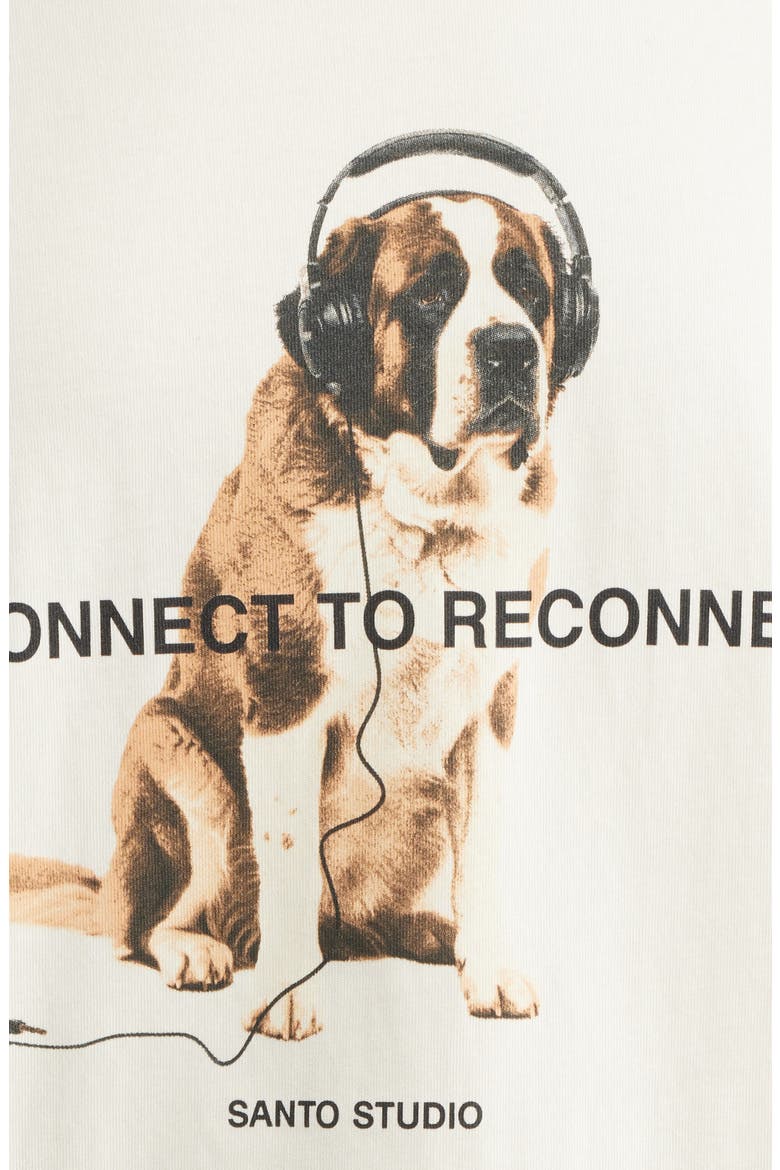 Disconnect Drappo Graphic T-Shirt, Alternate, color, CREAM
