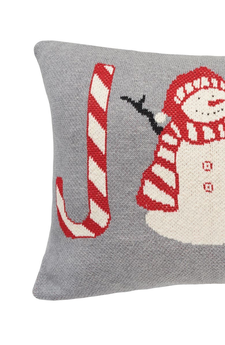 C&F Home Joy With Penguin Christmas Throw Pillow, 16" x 24", Alternate, color, Blue