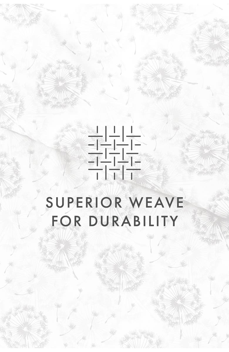 HOMESPUN HOME SPUN Premium Ultra Soft 3-Piece Make a Wish Print Duvet Cover Set, Alternate, color, Light Gray