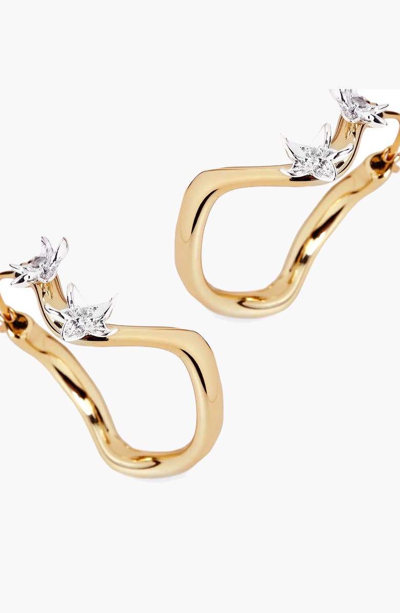 YOJ Calino Hoop Earrings In Gold, Alternate, color, Gold