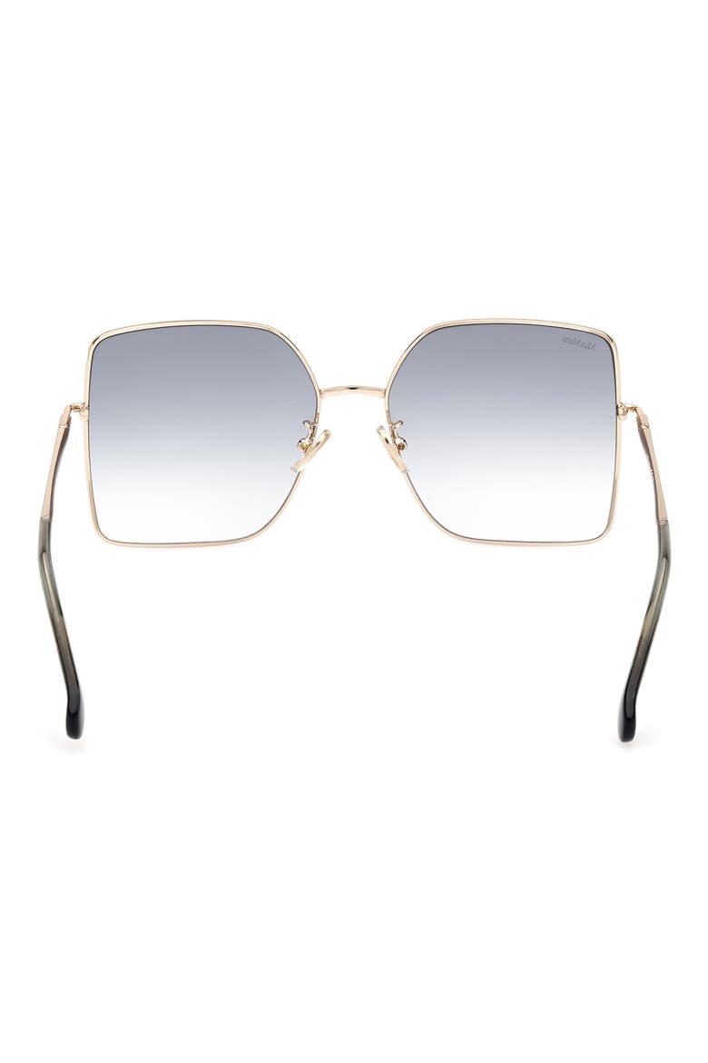 59mm Gradient Butterfly Sunglasses, Alternate, color, GOLD / GRADIENT GREEN