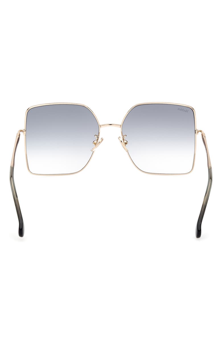 Max Mara 59mm Gradient Butterfly Sunglasses, Alternate, color,