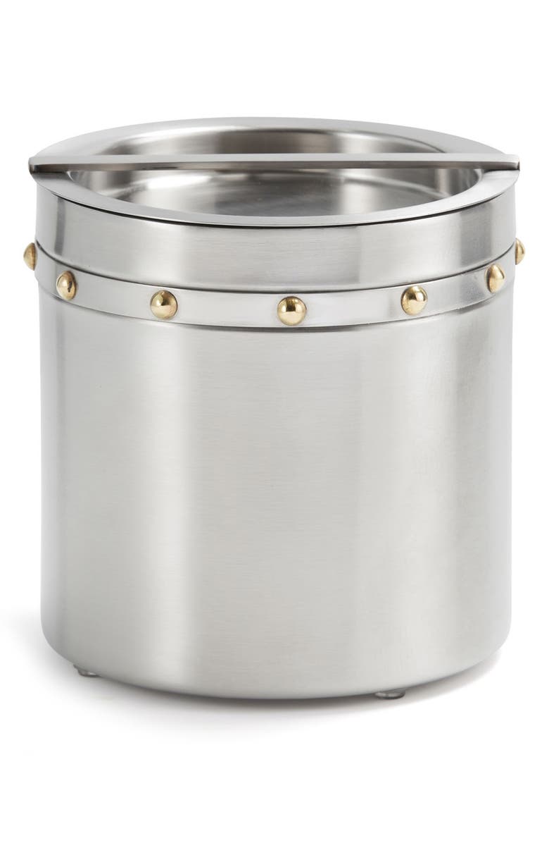 ROSELLI TRADING COMPANY Rivets Ice Bucket, Main, color, Silver