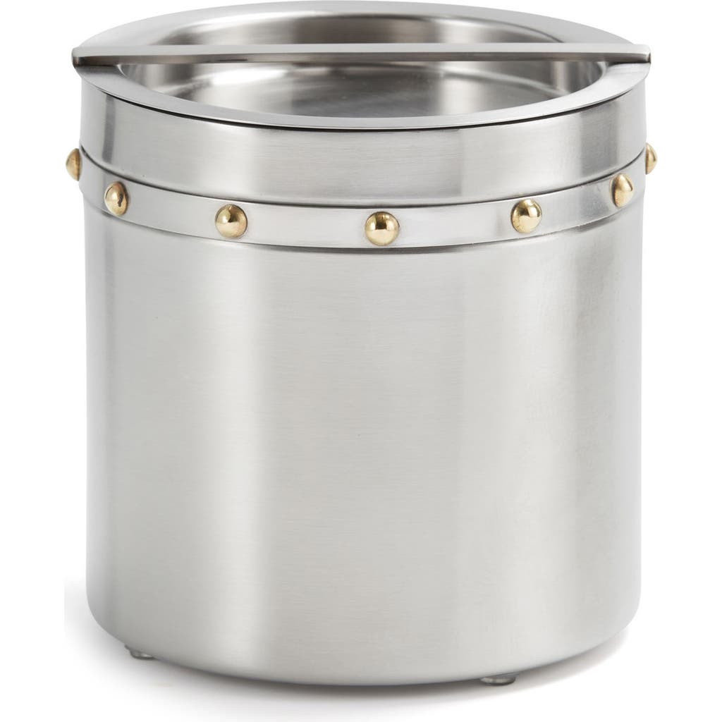 Roselli Trading Company Rivets Ice Bucket In Silver