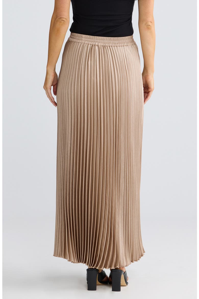 Alias Pleated Maxi Skirt, Alternate, color, SAND