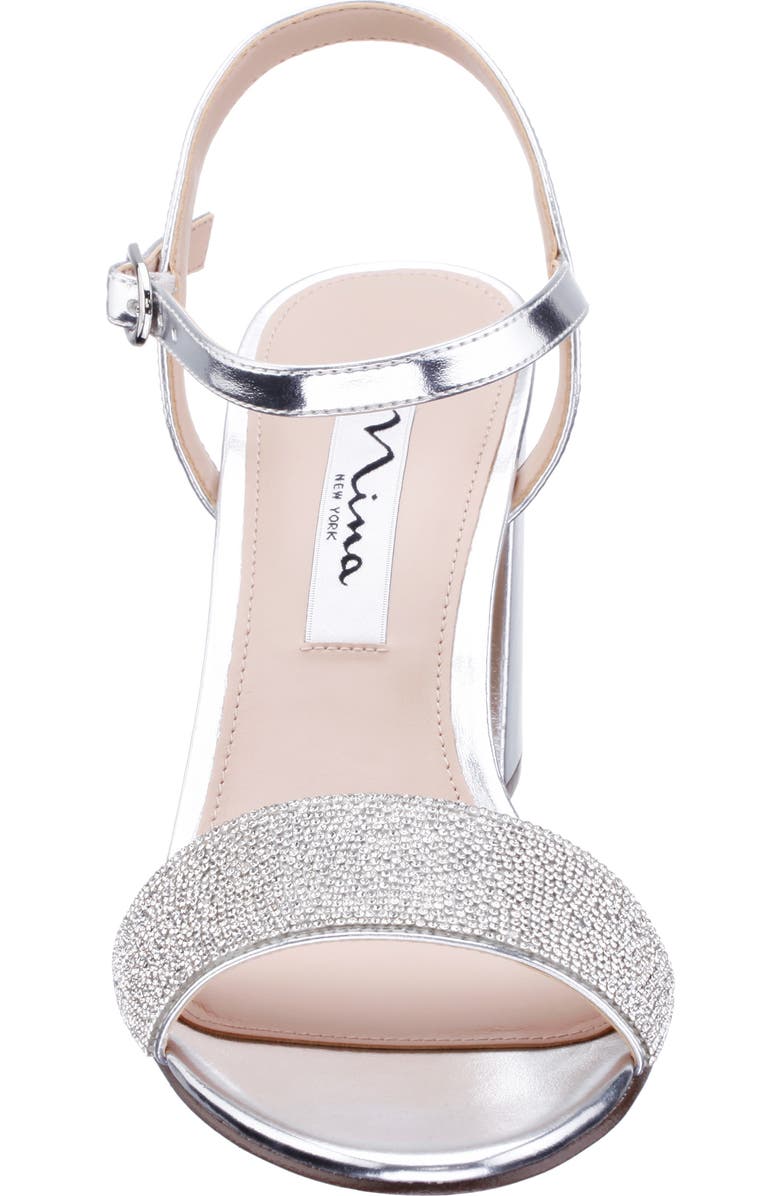 Nina Haven Rhinestone Block Heel Sandal, Alternate, color,