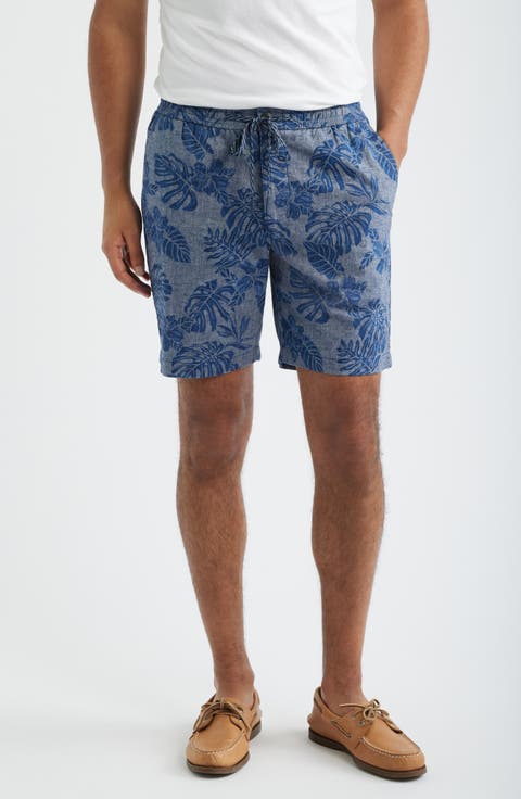 Azule Linen Blend Shorts (Big & Tall)