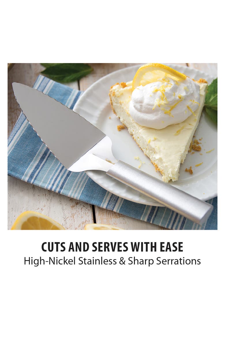 Cutlery Serrated Pie Server Stainless Steel Face, Alternate, color, Silver