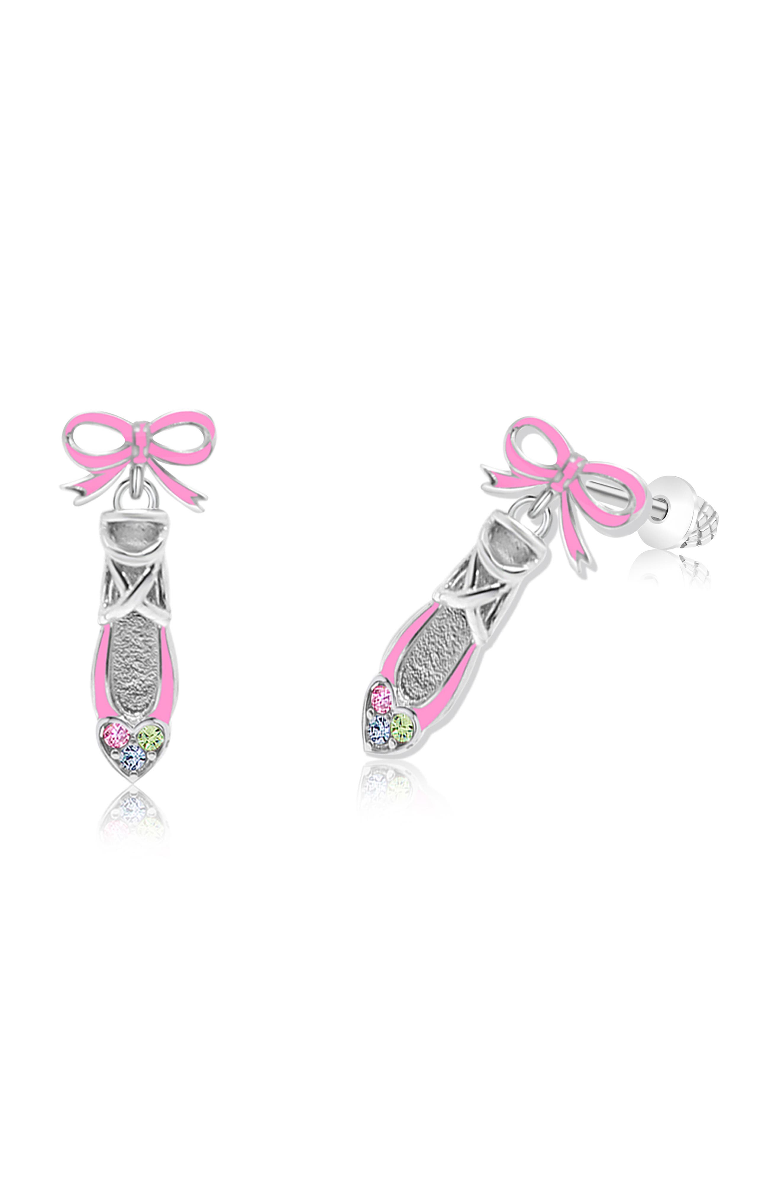 Chanteur Kids' Ballet Slipper Drop Earrings