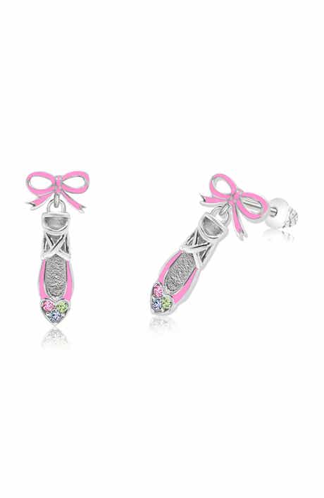 Chanteur Kids' Ballet Slipper Drop Earrings