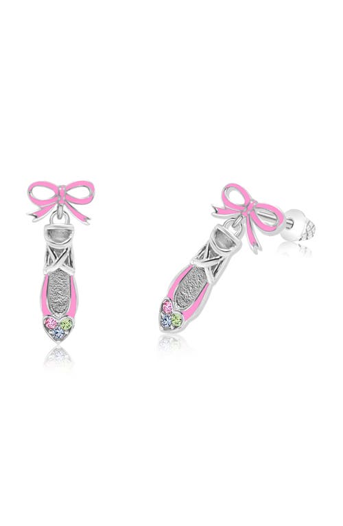 Chanteur Kids' Ballet Slipper Drop Earrings in Pink/multi  product