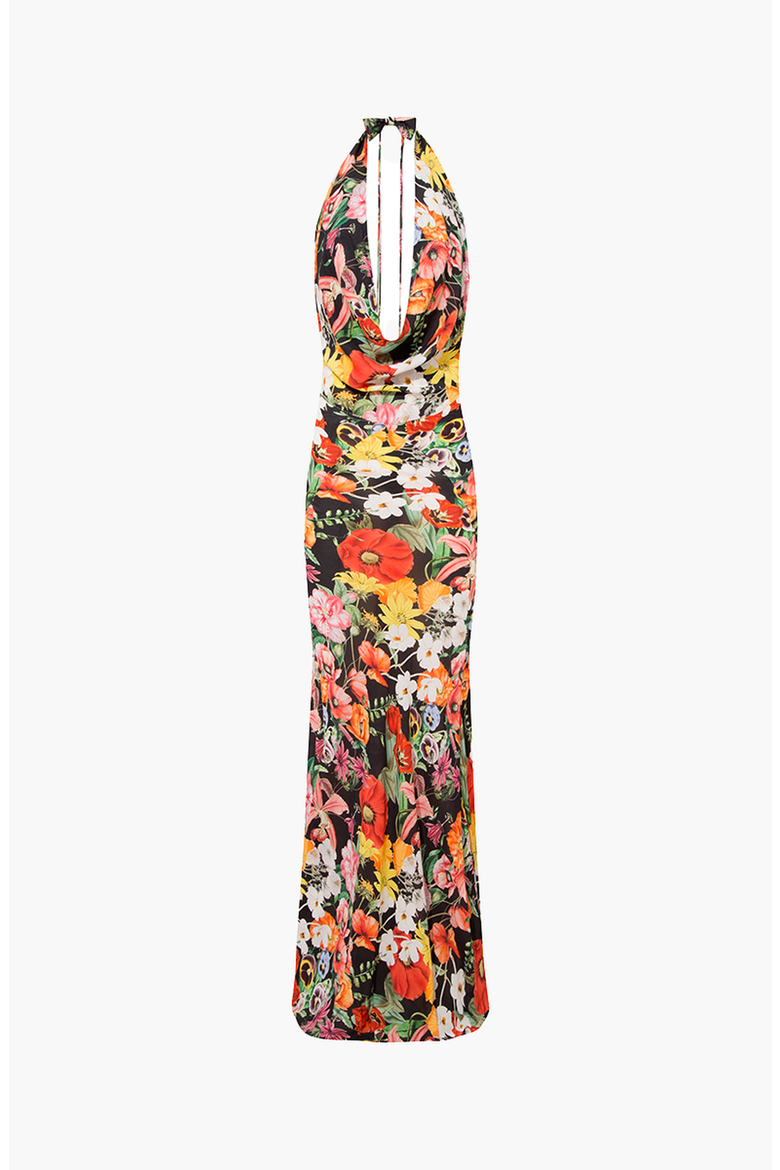 SIREN DRESS, Alternate, color, Printed Black
