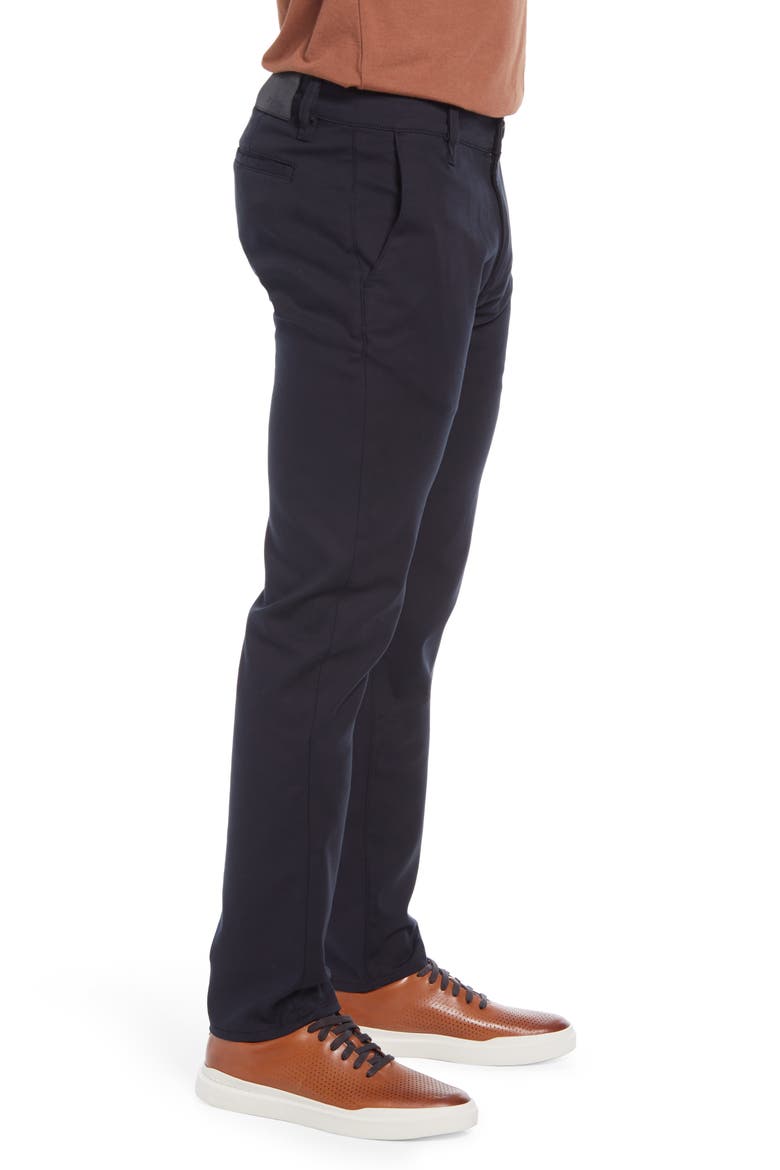 Verona Slim Fit Straight Leg Chinos, Alternate, color, BLACK HIGH FLYER