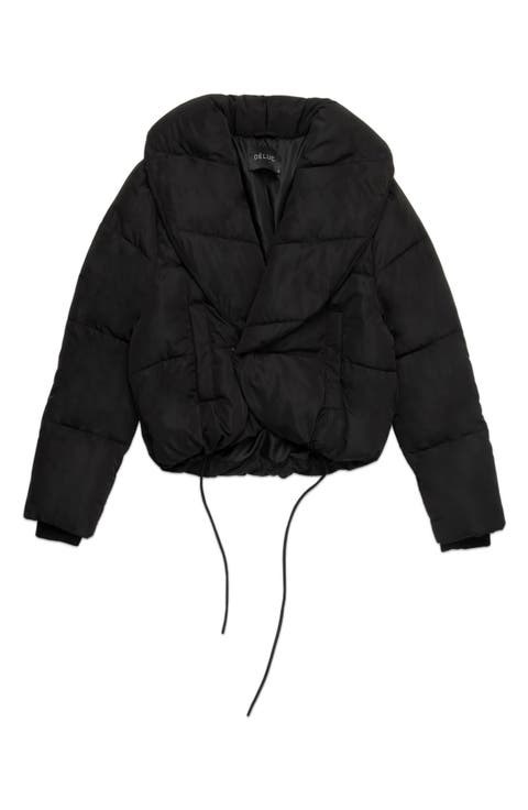 Gregory Quilted Crop Puffer Jacket