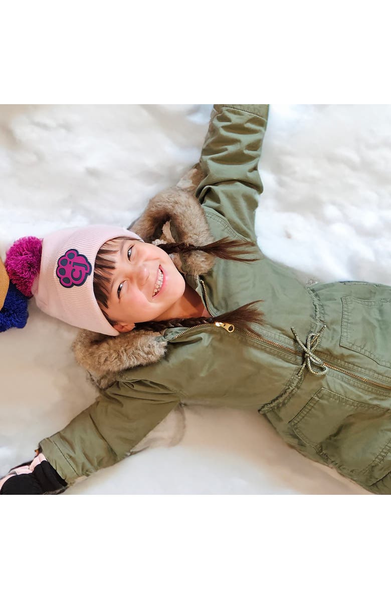 carter joey Magic Beanie Toddler Acrylic Yarn Winter Hat, Alternate, color, Pink