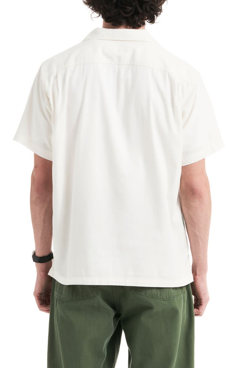 BUCK MASON Draped Twill Camp Shirt, Alternate, color,
