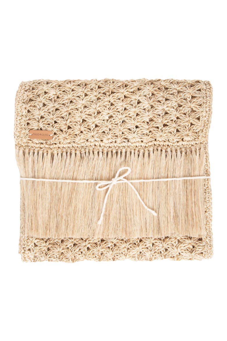 Fique Knots Table Runner, Main, color, Natural