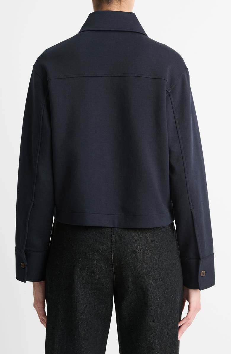 Vince Crop Jacket, Alternate, color, Coastal