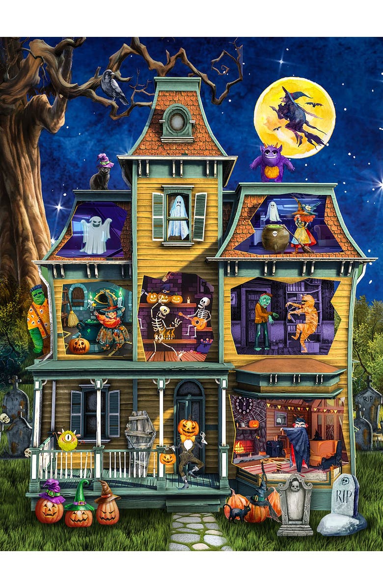 Sunsout Halloween Party 500 piece Jigsaw Puzzle for Adults, Alternate, color, 